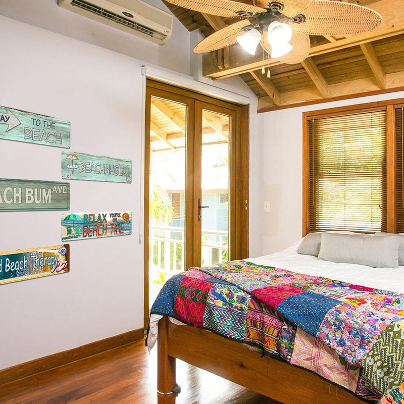 Metal BEACH Signs - Beach Décor
