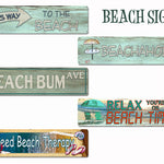 Metal BEACH Signs - Beach Décor