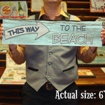 Metal BEACH Signs - Beach Décor