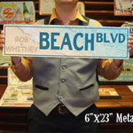 Custom BEACH Street and Road Signs