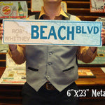 Custom Street and Road Sign - Beach theme