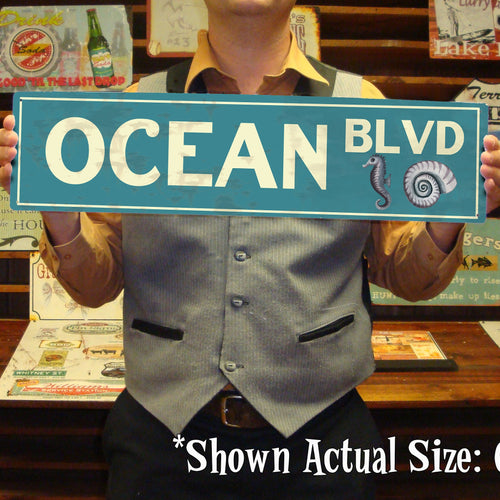Custom BEACH Sign - Road Sign