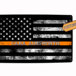 Dispatcher Orange Line Flag Sign - FREE Personalization