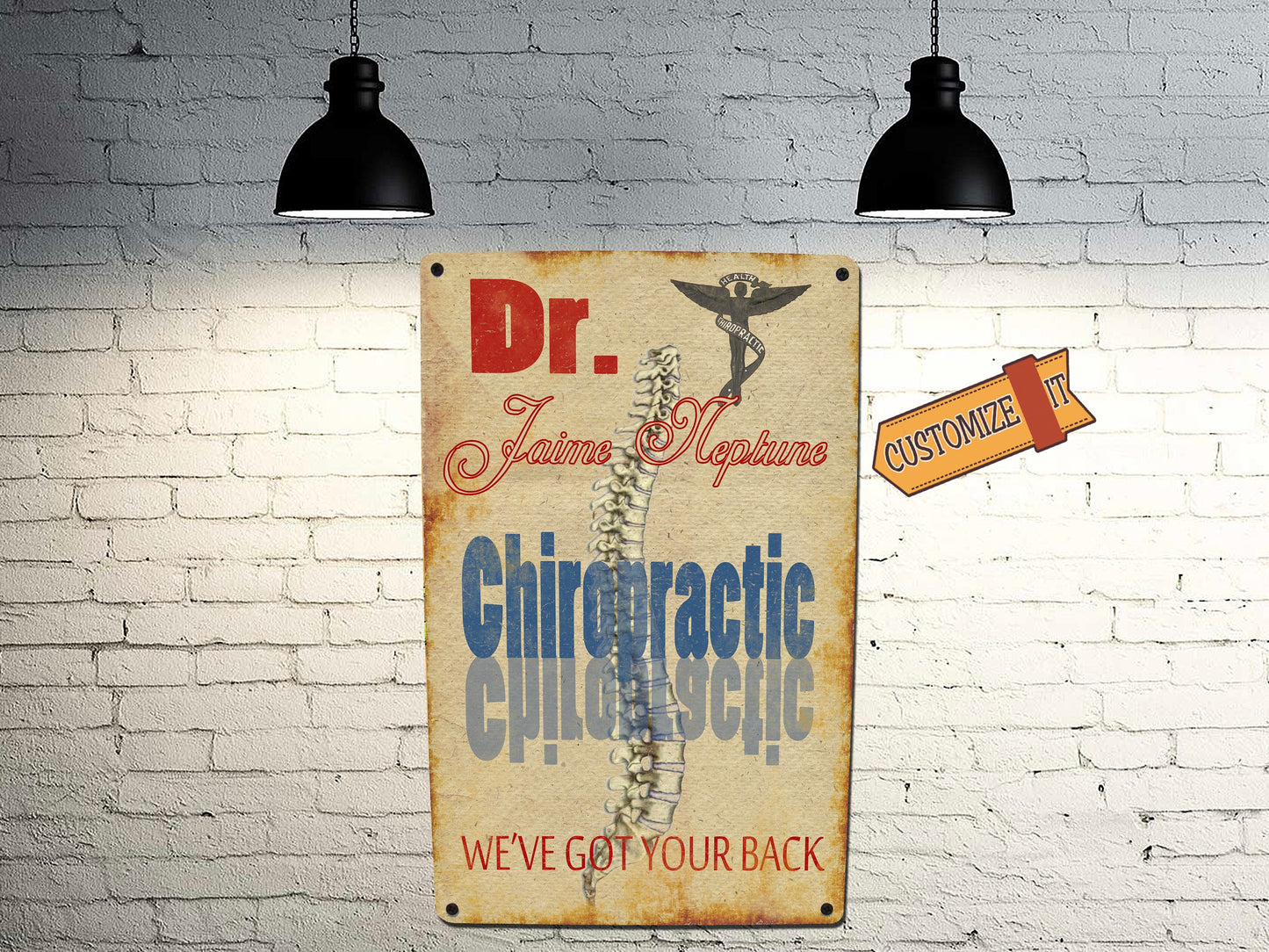 Chiropractor Sign - FREE Personalization