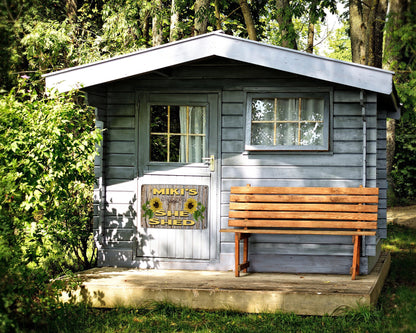 She Shed Custom Sign Sunflowers