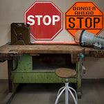 Custom Vintage Stop Sign - METAL