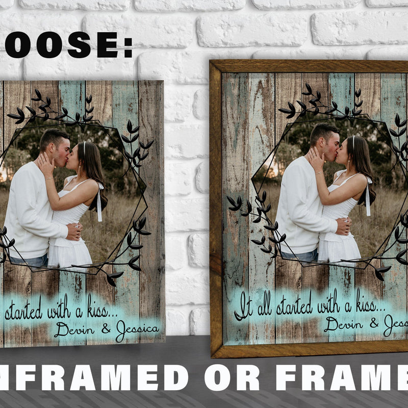 My Photo on Canvas - boyfriend/girlfriend wedding Canvas