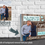 My photo on canvas, custom personalized canvas print