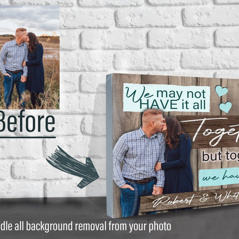 My photo on canvas, custom personalized canvas print
