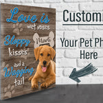 Pet Photo on Canvas - Dog Gifts