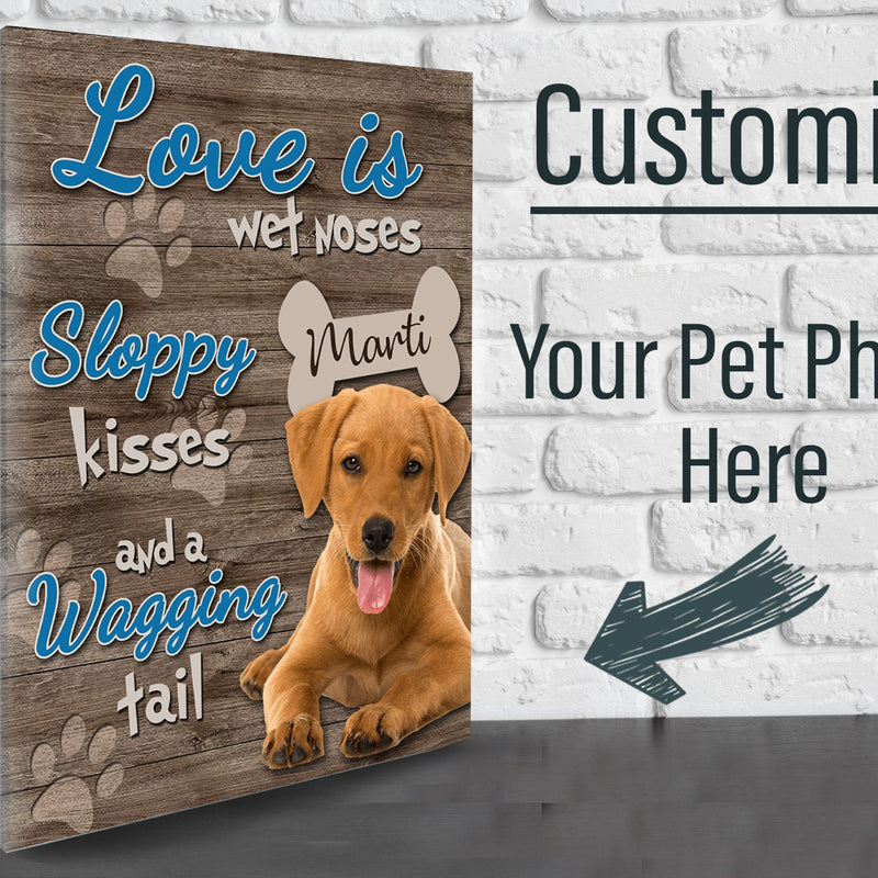 Pet Photo on Canvas - Dog Gifts