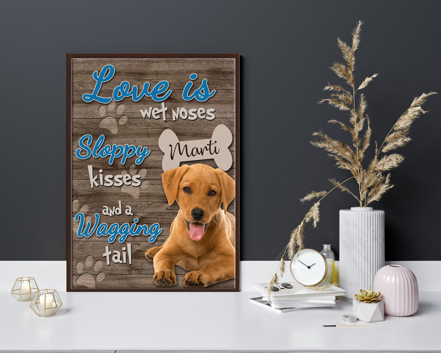 Pet Photo on Canvas - Dog Gifts