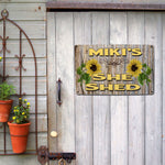 She Shed Custom Sign Sunflowers