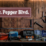 Dr Pepper Blvd Metal Street Sign