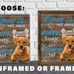 Pet Photo on Canvas - Dog Gifts