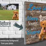 Pet Photo on Canvas - Dog Gifts