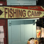 Custom Bait Shop Sign - Free Personalization. Rustic Barn Wood