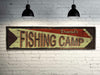 Custom Bait Shop Sign - Free Personalization. Rustic Barn Wood
