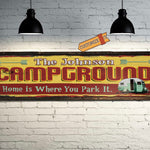Custom camper wood sign, Home is Where You Park It