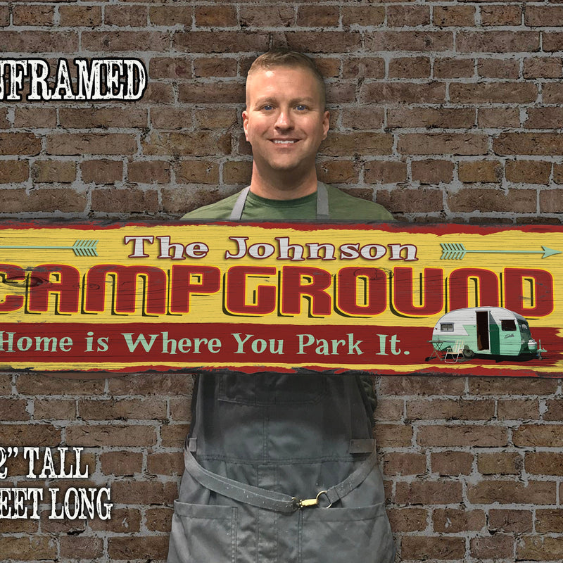 Custom Camper Sign - Home is Where you Park It