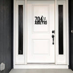 Handmade Personalized Custom House Address Sign, Metal Address Plaque, Home or Business Outdoor Decor