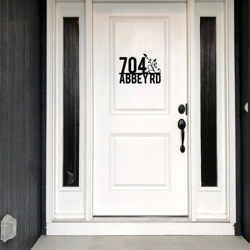 Handmade Personalized Custom House Address Sign, Metal Address Plaque, Home or Business Outdoor Decor
