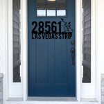 Handmade Personalized Custom House Address Sign, Metal Address Plaque, Home or Business Outdoor Decor