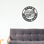 Reading Room Sign, Custom Library Sign, Personalized, Metal book Sign, Reader Gift, Book Library Teacher Decor, Gifts for Teacher School