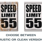 Custom Speed Limit Road Signs - Real Metal Signs