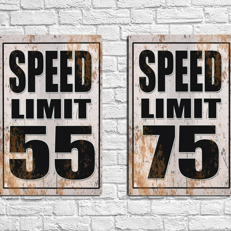 Custom Speed Limit Road Signs - Real Metal Signs