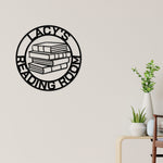 Reading Room Sign, Custom Library Sign, Personalized, Metal book Sign, Reader Gift, Book Library Teacher Decor, Gifts for Teacher School