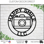 Photography Sign, Custom Photographer Sign, Personalized, Metal Camera Sign, Photographer Gift, Camera Studio Decor, Gifts for Photographer