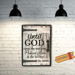 Praise Him in the Hallway - Christian Wood Sign