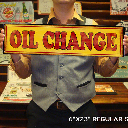 Vintage Gas and Oil Garage Signs. Real Metal