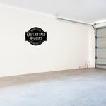 Overtime Hours for Bullshit Pay Metal Sign, Wall Decor for Garage, Man Cave, Bar, Office and Home, Dad Gift