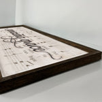 Amazing Grace - Wood Framed Sign - Music Lyrics Sign