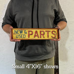 Vintage Gas and Oil Garage Signs. Real Metal