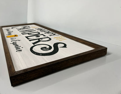 Happy Campers - Custom Sign - Handcrafted Wood Sign