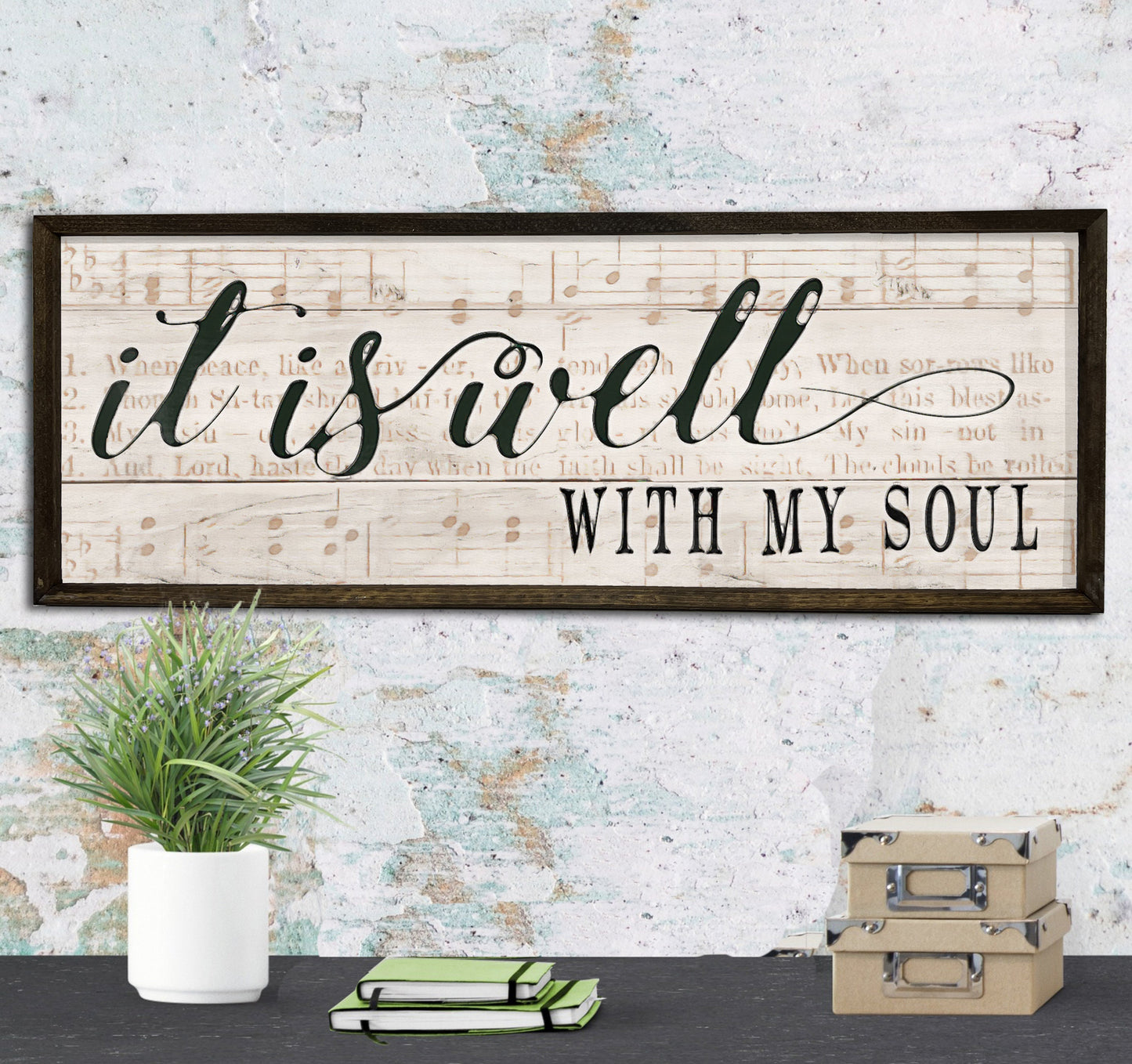 It is Well with My Soul - Wood Framed Sign