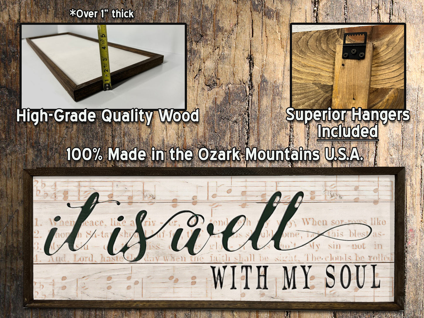 It is Well with My Soul - Wood Framed Sign