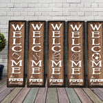 Sports themed Porch signs - with Family Name.
