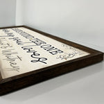 I have found the one whom my soul loves - Wood Framed Sign