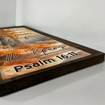 The Path of Life  - Wood Framed Sign - Custom Bible Verse Sign