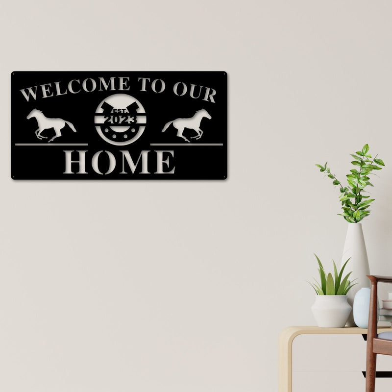 Custom Horse Stable Sign, Farm House Sign, Horse Sign, Metal Sign, Metal Farmhouse decor, Personalized farm Animal sign, Barn Animals, Horse