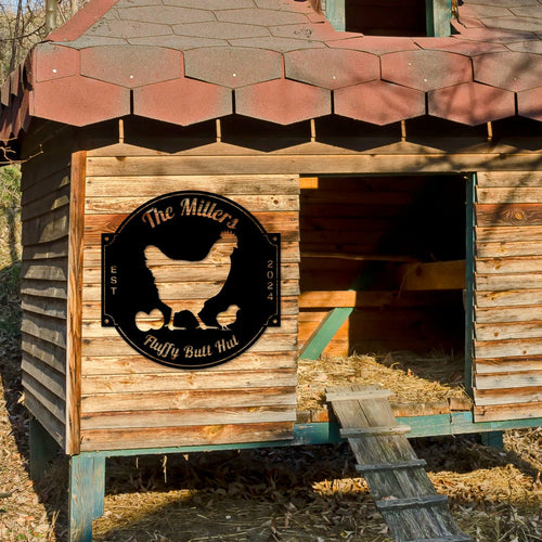 Chicken Coop sign, Custom Hen House Sign, Hen House Coop Sign, Our Little Coop Sign Metal Sign, Metal Chicken Coop Sign, Personalized Chicks