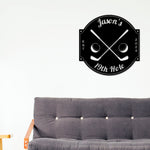 Golf Sign, 19th Hole Sign for him, Personalized Golf Sign, Personalized Golf Decor, Golf Wall Art, Metal Sign, Gift for Dad, Bar Sign, Golf