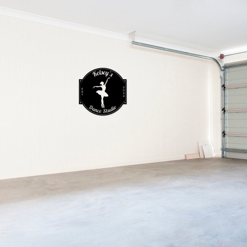 Personalized Dancer Sign, Dance Studio Metal Sign, Custom Dance Team Sign, Dancer Gift, Ballet Metal Sign, Girls Room Decor