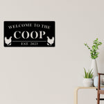 Custom Hen House Sign, Hen House Coop Sign, Our Little Coop Sign Metal Sign, Metal Chicken Coop Sign, Personalized Chicken Coop sign, Chicks