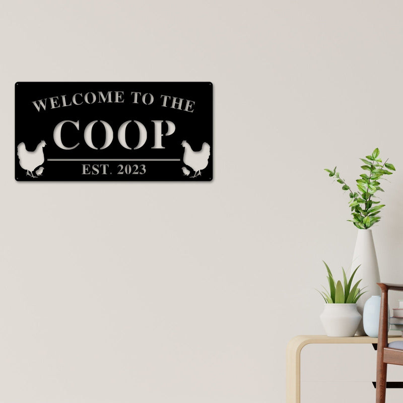 Custom Hen House Sign, Hen House Coop Sign, Our Little Coop Sign Metal Sign, Metal Chicken Coop Sign, Personalized Chicken Coop sign, Chicks