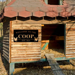 Custom Hen House Sign, Hen House Coop Sign, Our Little Coop Sign Metal Sign, Metal Chicken Coop Sign, Personalized Chicken Coop sign, Chicks